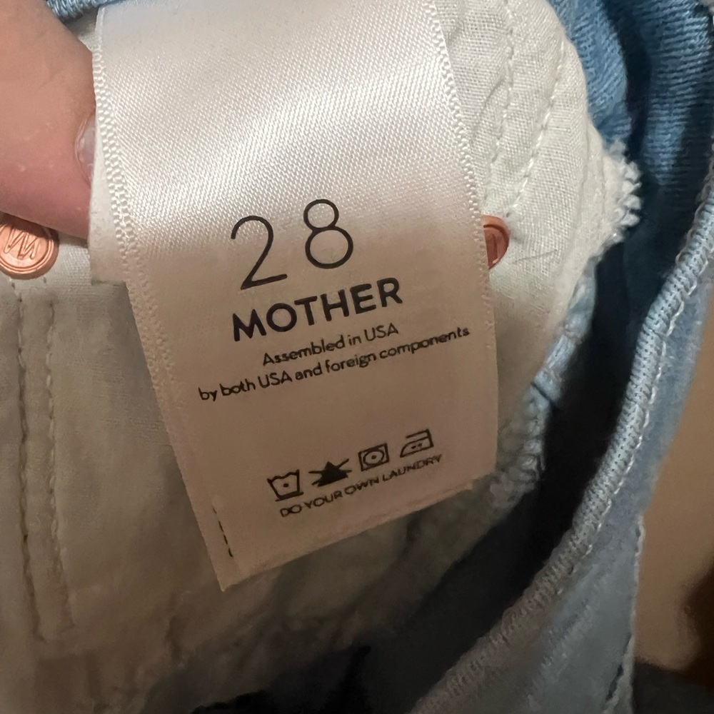***SOLD** Mother jeans The Insider Crop Step Fray size 28 - Picture 3 of 4